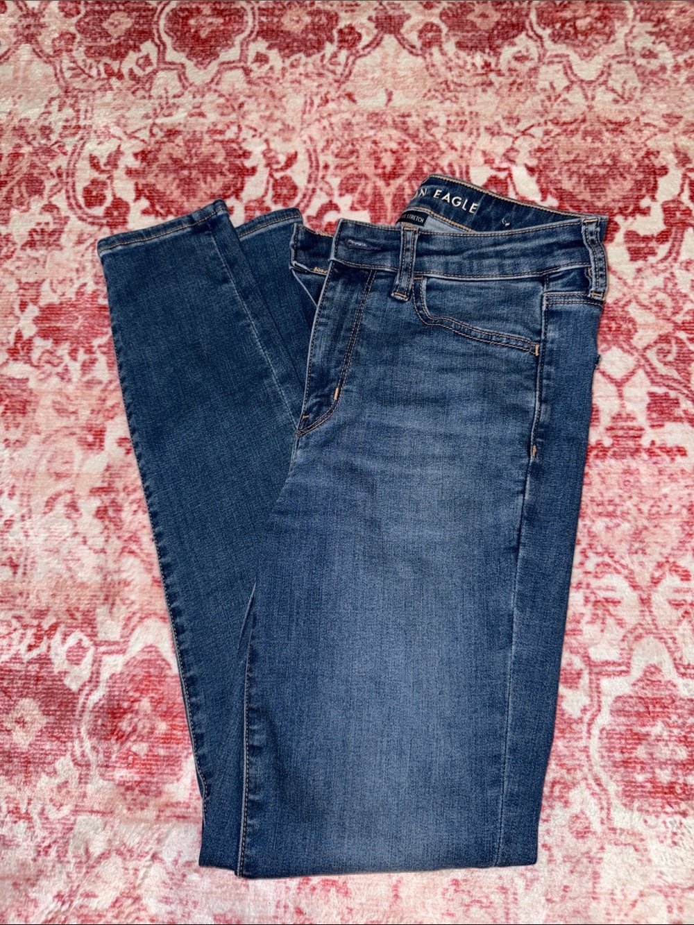 American Eagle Outfitters Women’s Dark Blue high rise Jegging Jeans